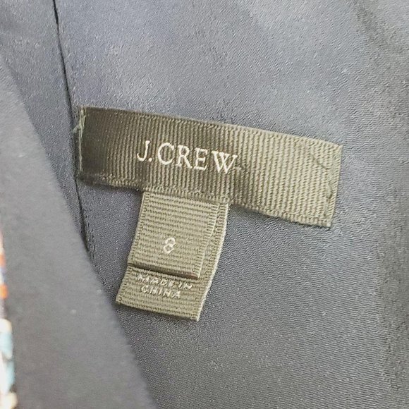 J. Crew Jacuzzi Starburst One Shoulder Dress Sz 8 - Picture 12 of 12